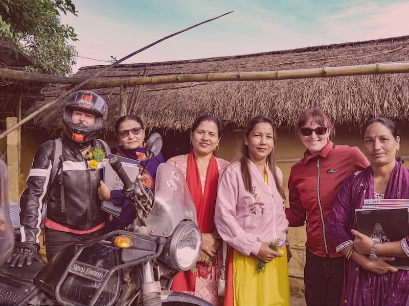 Nepalese women Meet Nepalese women on your motorcycle tour in Mustang, Nepal